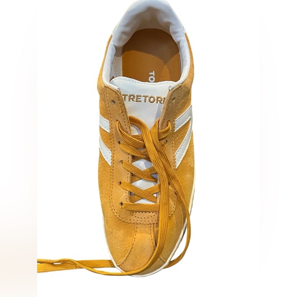 Tretorn Camden 3 Suede Yellow/Gold Sneakers size 8 - Picture 3 of 6